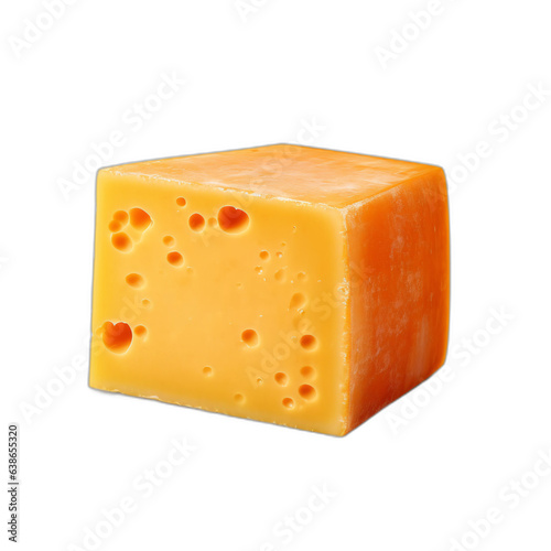 cheese isolated on white