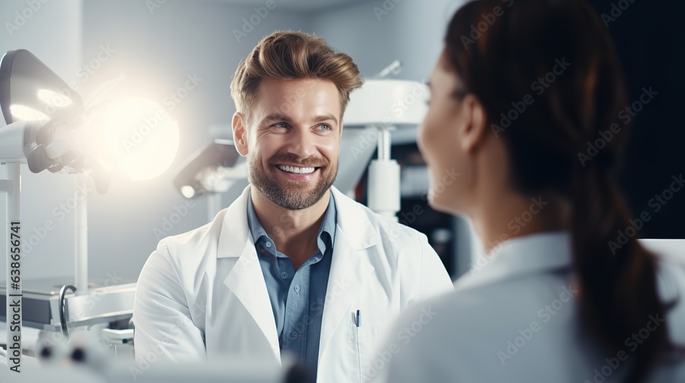 Medical Team Reviewing X-Ray Images in Office Setting Stock Photo ...