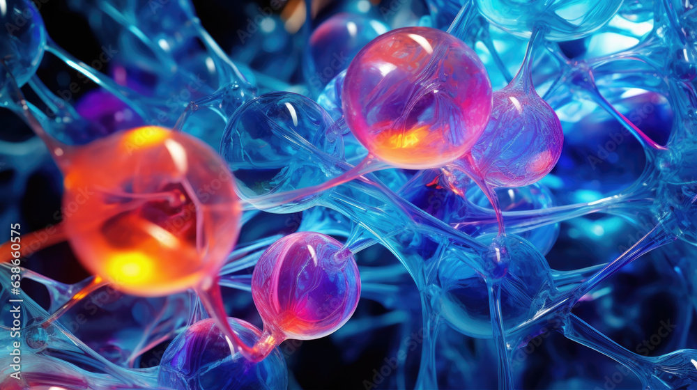 Under a microscope the cytosol appears as a translucent mix of complex