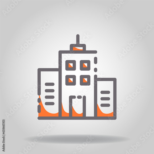 bank bulding twotones