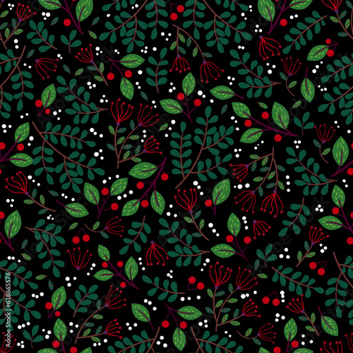 seamless pattern with flowers
