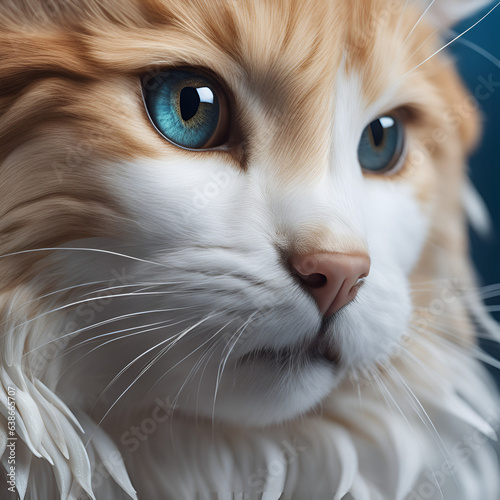 close up of a cat