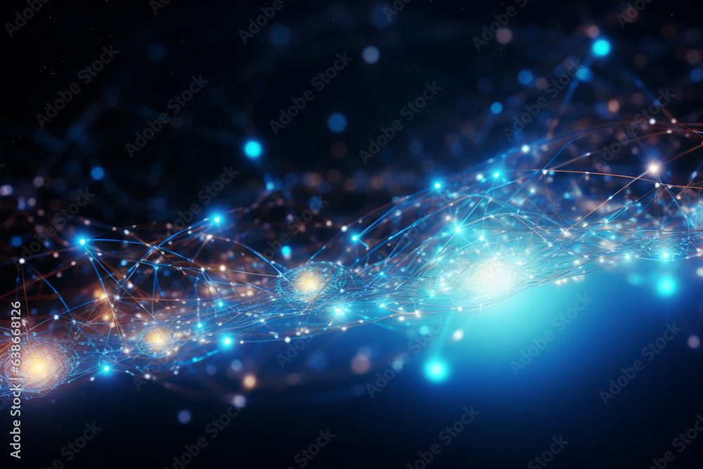 Obraz premium digital space background, Generative AI