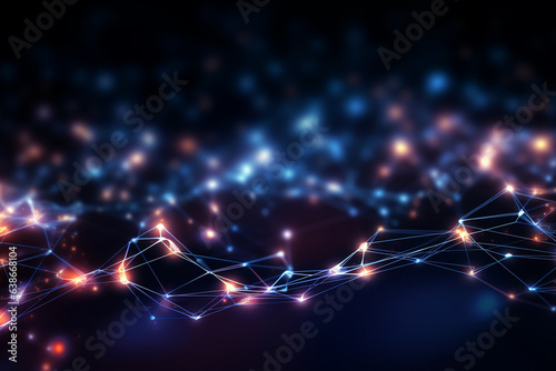 digital space background, Generative AI