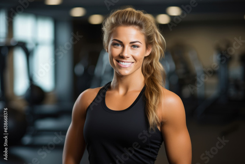 Empowered and Confident: A Smiling Young Woman Achieving Fitness Goals with her Dedicated Personal Trainer in a Vibrant Gym Setting Free Download Empowered and Confident: A Smiling Young Woman Achieving Fitness Goals with her Dedicated Personal Trainer in a Vibrant Gym Setting - GFXLoad