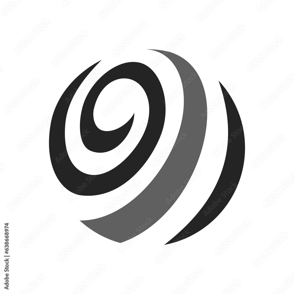 globe abstract logo template Isolated. Brand Identity. Icon Abstract Vector graphic