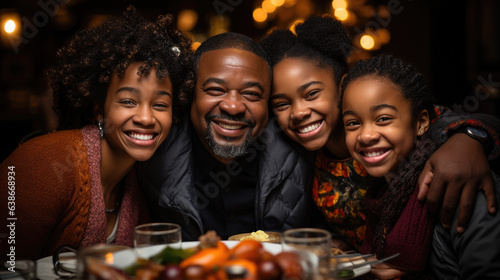 African American Family Holiday