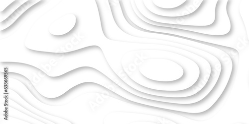  Background of a abstract white papercut background 3d realistic design use for ads banner and advertising print design vector. 3d topography relief. Vector topographic illustration.