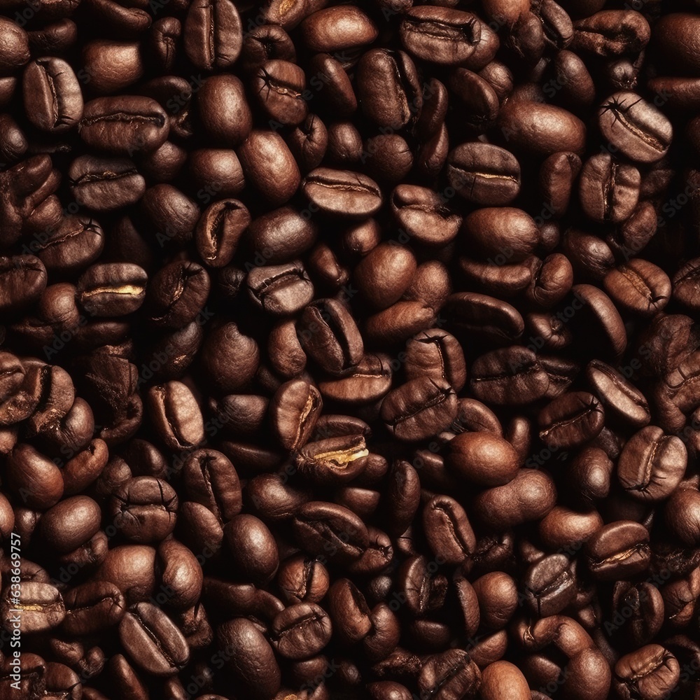 Coffee beans seamless pattern texture background Coffee beans seamless pattern texture background