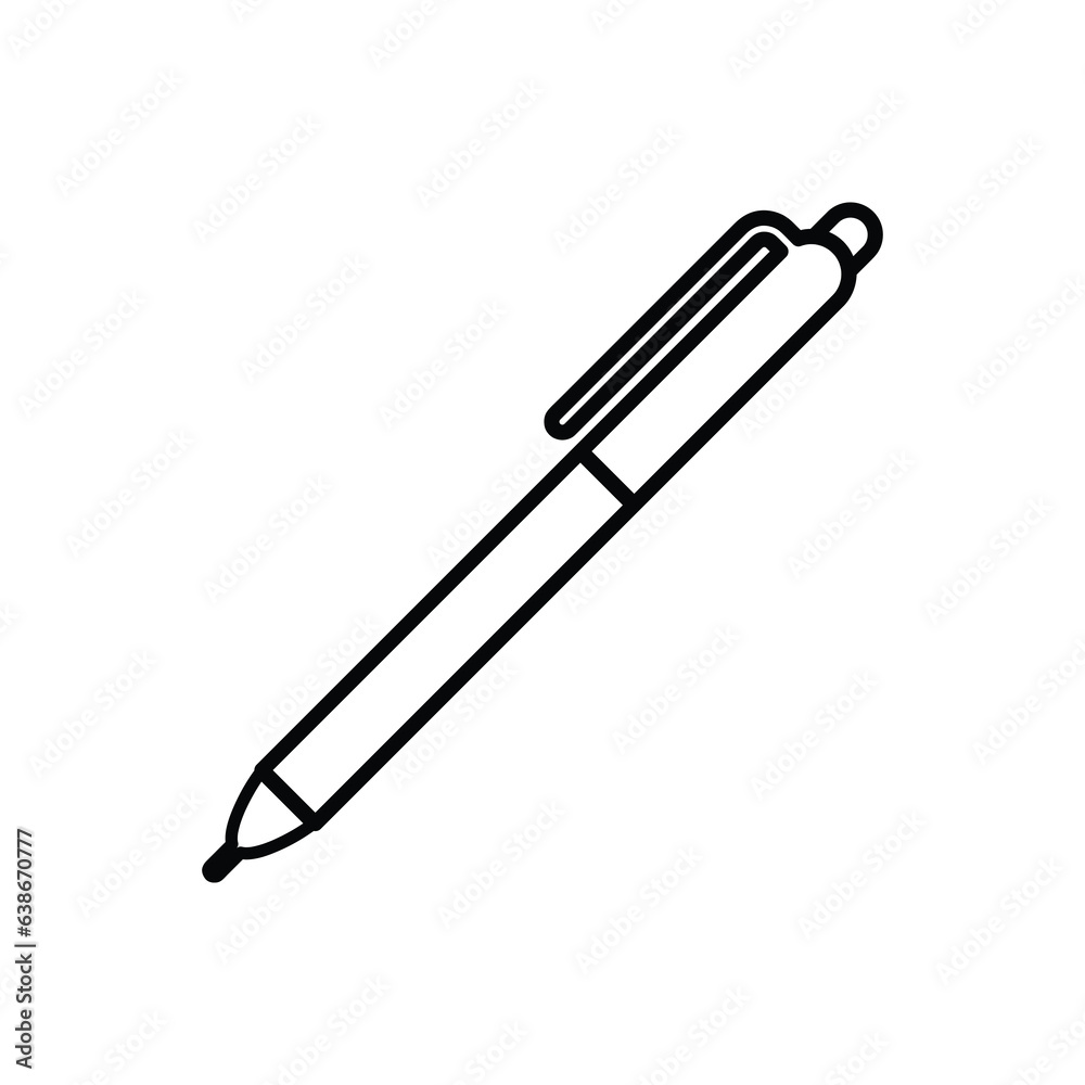 Pen, write icon. line icon, pen outlinesign illustration,logo illustration. Different style icon on white background..eps Pen, write icon. line icon, pen outlinesign illustration,logo illustration. Different style icon on white background..eps