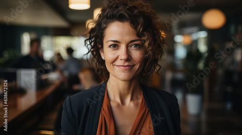 Portrait of a confident mature professional businesswoman in an office environment