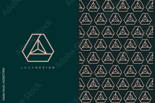 Pattern design symbol ,use wallpaper or background, work in Thailand, and business