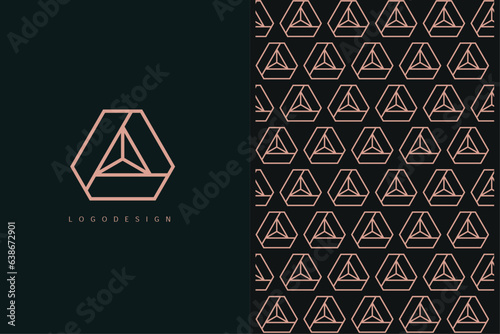 Pattern design symbol ,use wallpaper or background, work in Thailand, and business