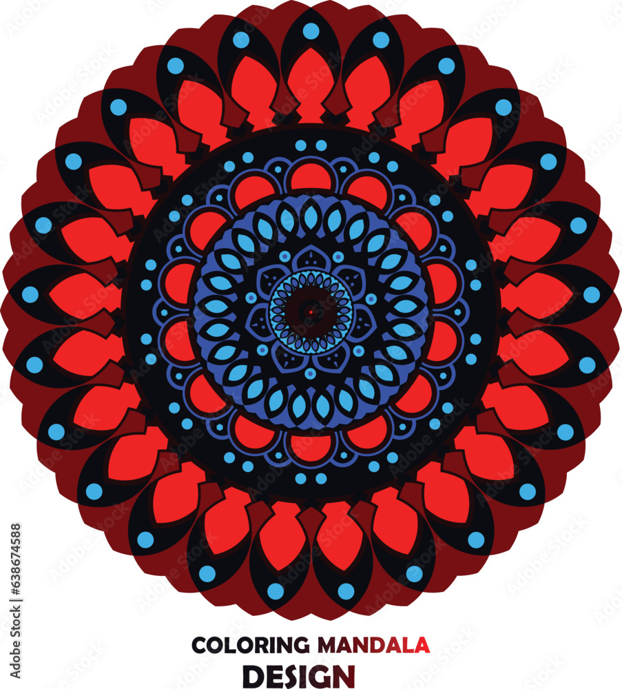 Coloring Mandala Design Coloring Mandala Design