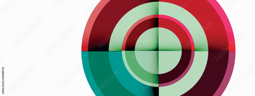 Obraz premium Colorful stylish vector geometric abstract background