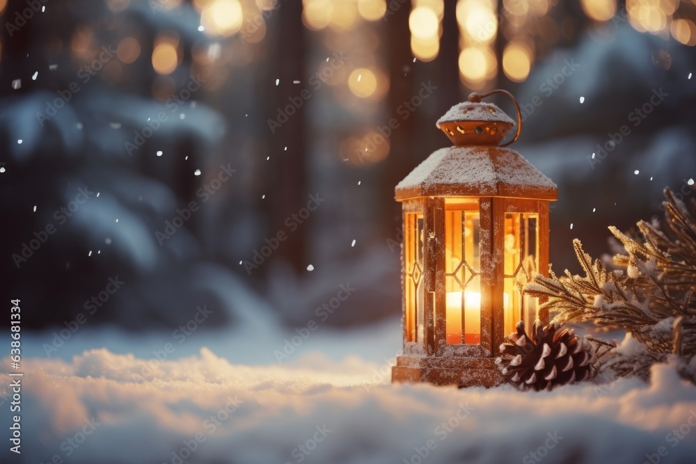 Christmas lamp. Merry christmas and happy new year concept. Background Christmas lamp. Merry christmas and happy new year concept. Background