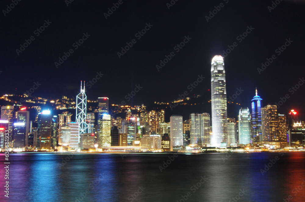 hongkong night scene