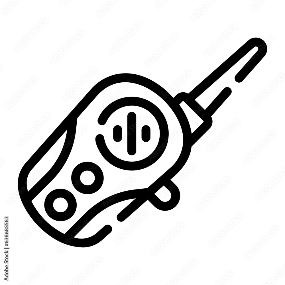 walkie talkie Line Icon walkie talkie Line Icon
