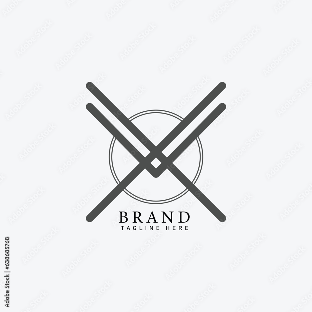A simple logo for a company with a strong and advanced theme A simple logo for a company with a strong and advanced theme