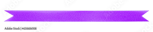 purple gift bow ribbon isolated on transparent background