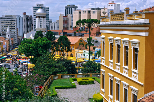 Palácio Garibaldi e Largo da Ordem. Curitiba. Paraná.