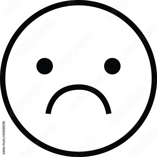 simple emoji icon. Range to assess the emotions of your content. Feedback in form of emotions. User experience. Customer feedback. normal, bad, awful. isolated on white background.