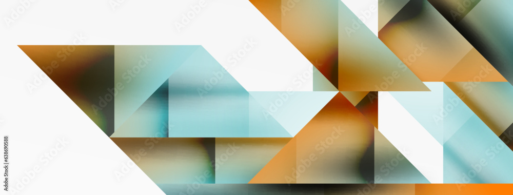 Vivid abstraction unfolds. Triangles in seamless harmony, composing dynamic geometric backdrop. Interplay of angles and hues forms captivating tapestry, evoking modernity and artistic allure Vivid abstraction unfolds. Triangles in seamless harmony, composing dynamic geometric backdrop. Interplay of angles and hues forms captivating tapestry, evoking modernity and artistic allure