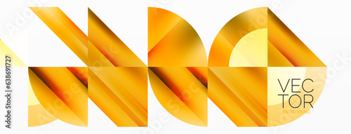 Minimalist marvel - squares and circles unite in harmonious geometry. Muted tones weave serene backdrop where structured tiles form dance of timeless elegance, epitomizing modern simplicity