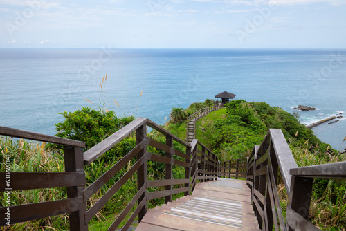 Hike trail in Taiwan Hualien Fengbin Township Dashibi hill