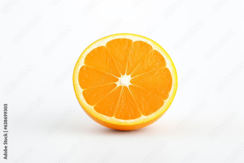 The close up of a sliced orange, sliced oranges texture as the wallpaper background, Generative AI. The close up of a sliced orange, sliced oranges texture as the wallpaper background, Generative AI.