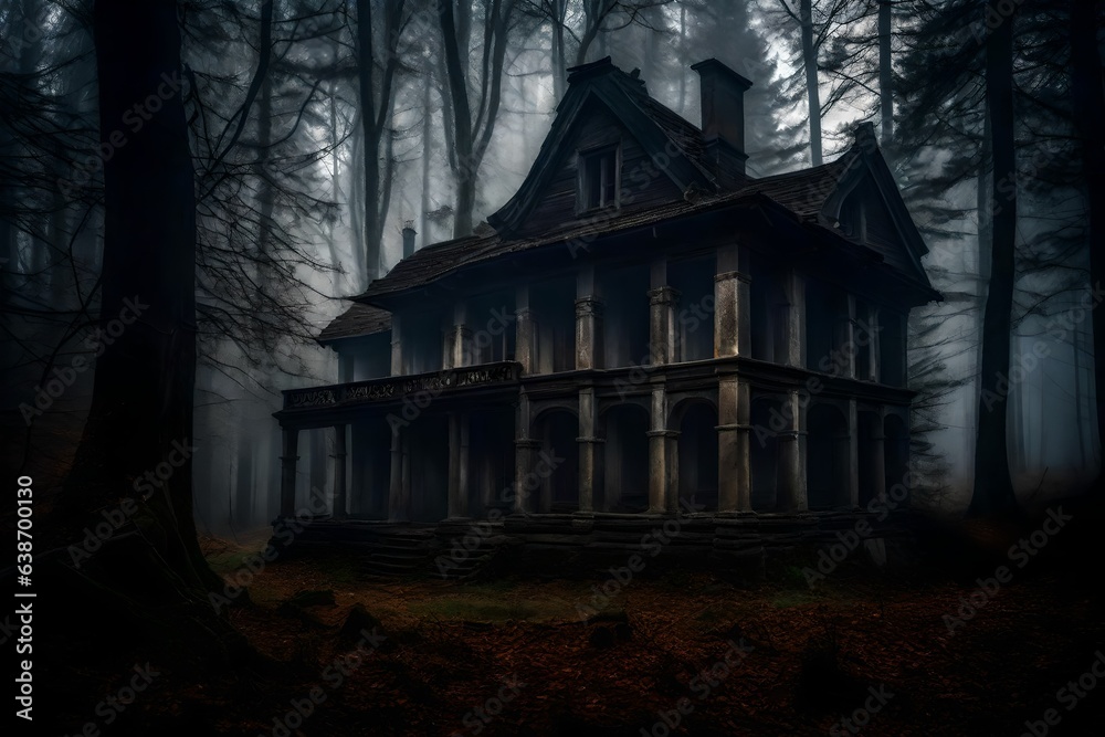 haunted house in the woods haunted house in the woods