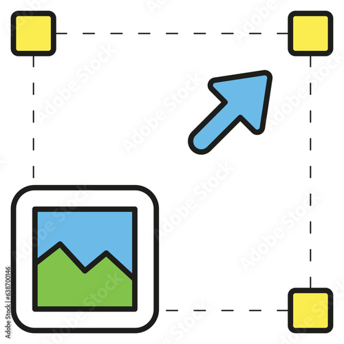 resize image illustration