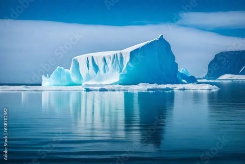 chilling scene of iceberg 