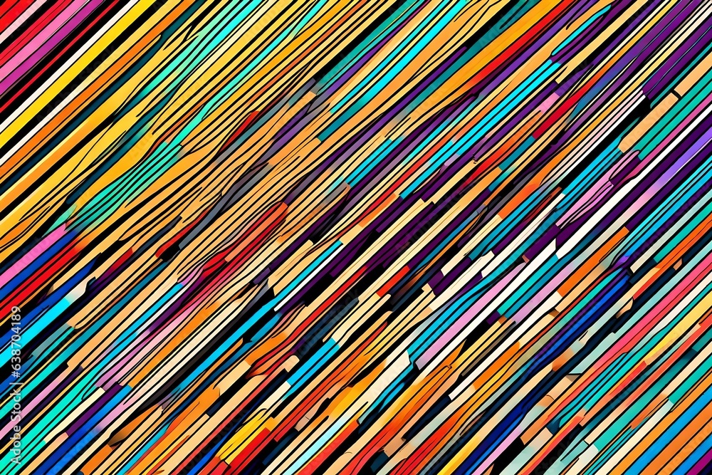 Abstract art of diagonal lines in vivid colors. Abstract art of diagonal lines in vivid colors.