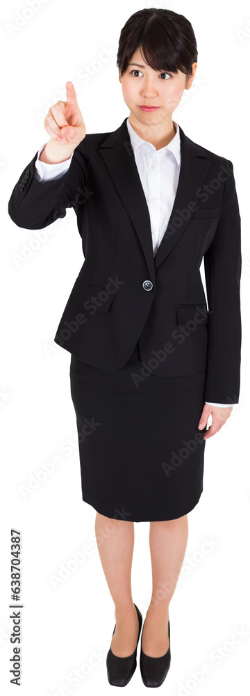 Digital png photo of asian businesswoman on transparent background Digital png photo of asian businesswoman on transparent background