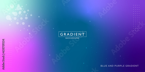 Purple and Blue Gradient Background or Gradient Abstract Background or Full Color Abstract Background