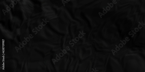 Black silk crumple black paper wrinkled poster template ,blank glued creased paper texture background. black paper crumled backdrop background. used for cardboard and clarkboard.