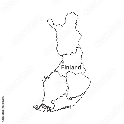 Finland map icon