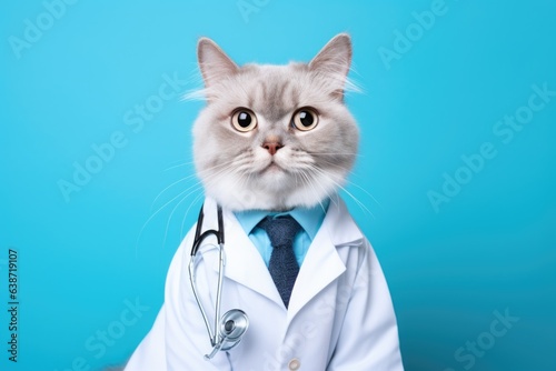 Cat wearing like doctor © kramynina