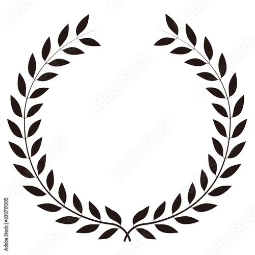 ローレル　月桂樹　シルエット　葉　アイコン