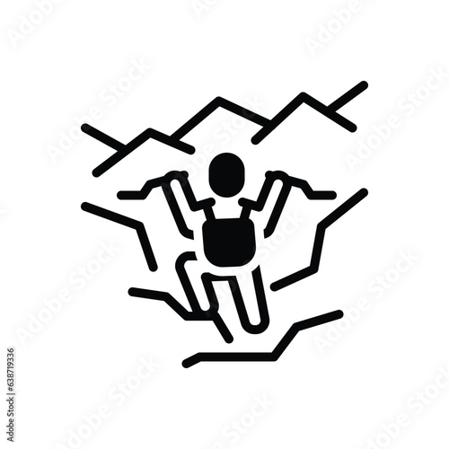 Black solid icon for tries 