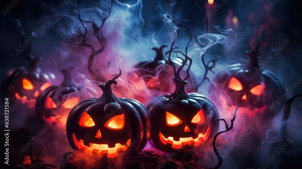 Halloween Background Using Generated AI Tools Halloween Background Using Generated AI Tools