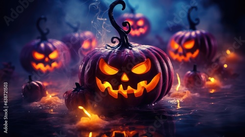 Halloween Background Using Generated AI Tools