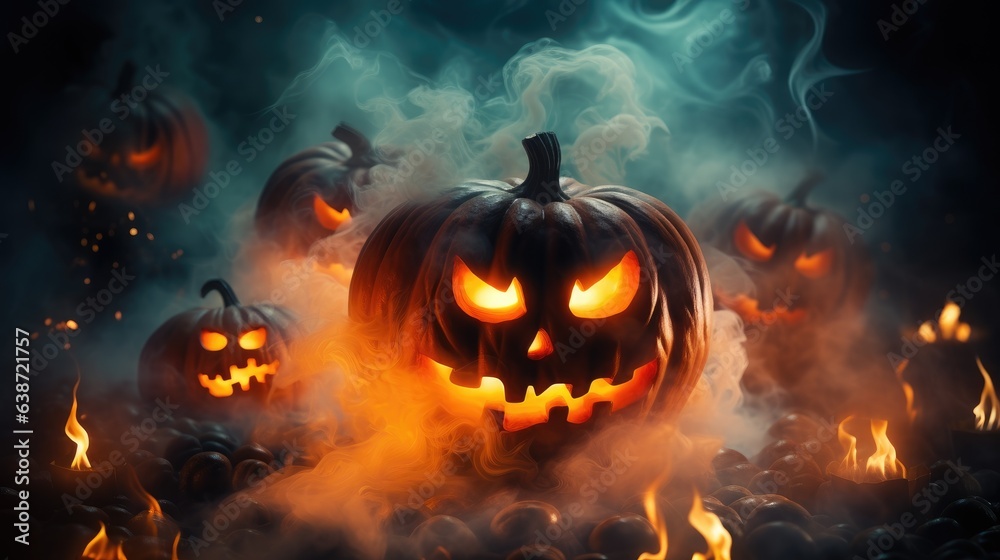 Halloween Background Generated with Ai Tool Halloween Background Generated with Ai Tool