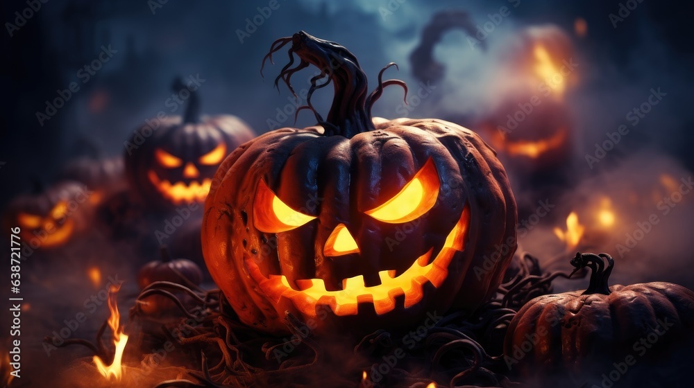 Halloween Background Generated with Ai Tool Halloween Background Generated with Ai Tool