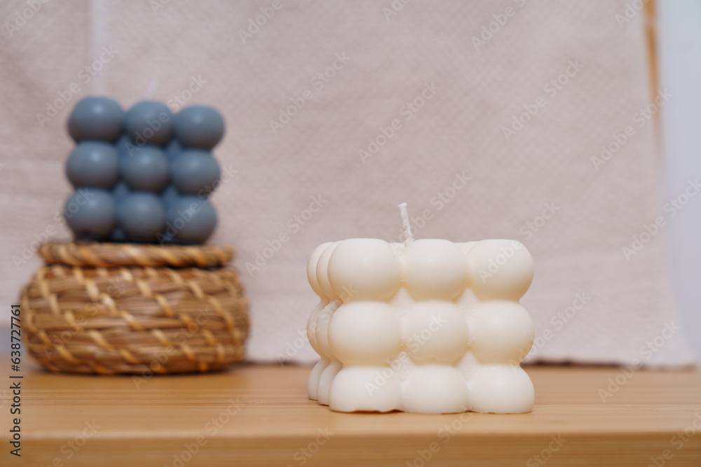 Spa composition with aroma candles. Spa composition with aroma candles.