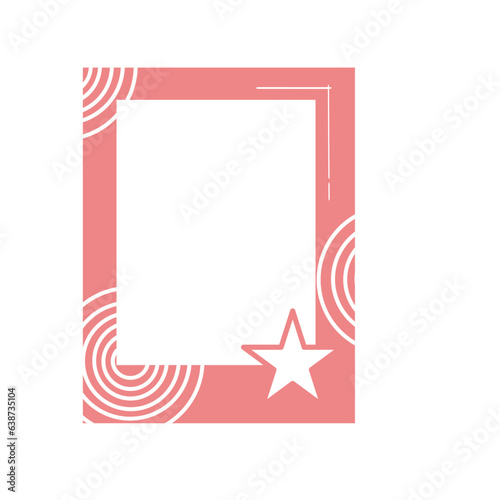 cute polaroid foto frame