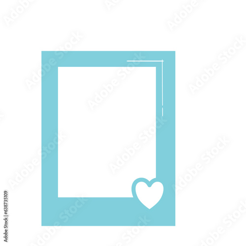 cute polaroid foto frame