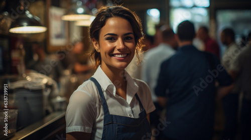 young attractive waitress © Milan