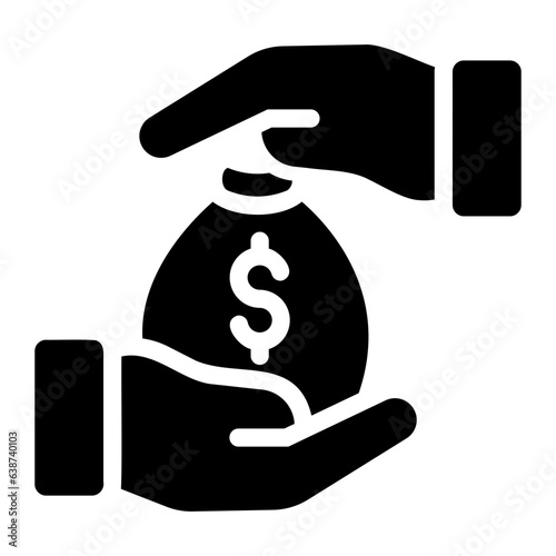 bribe Solid icon